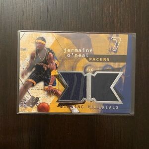 2004 Upper Deck Jermaine O’Neal Winning Materials Card